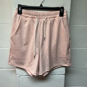 ROMWE Blush Pink Athletic Shorts. Small